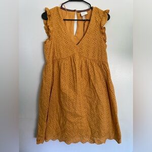 Knox Rose Yellow Dress NWT
